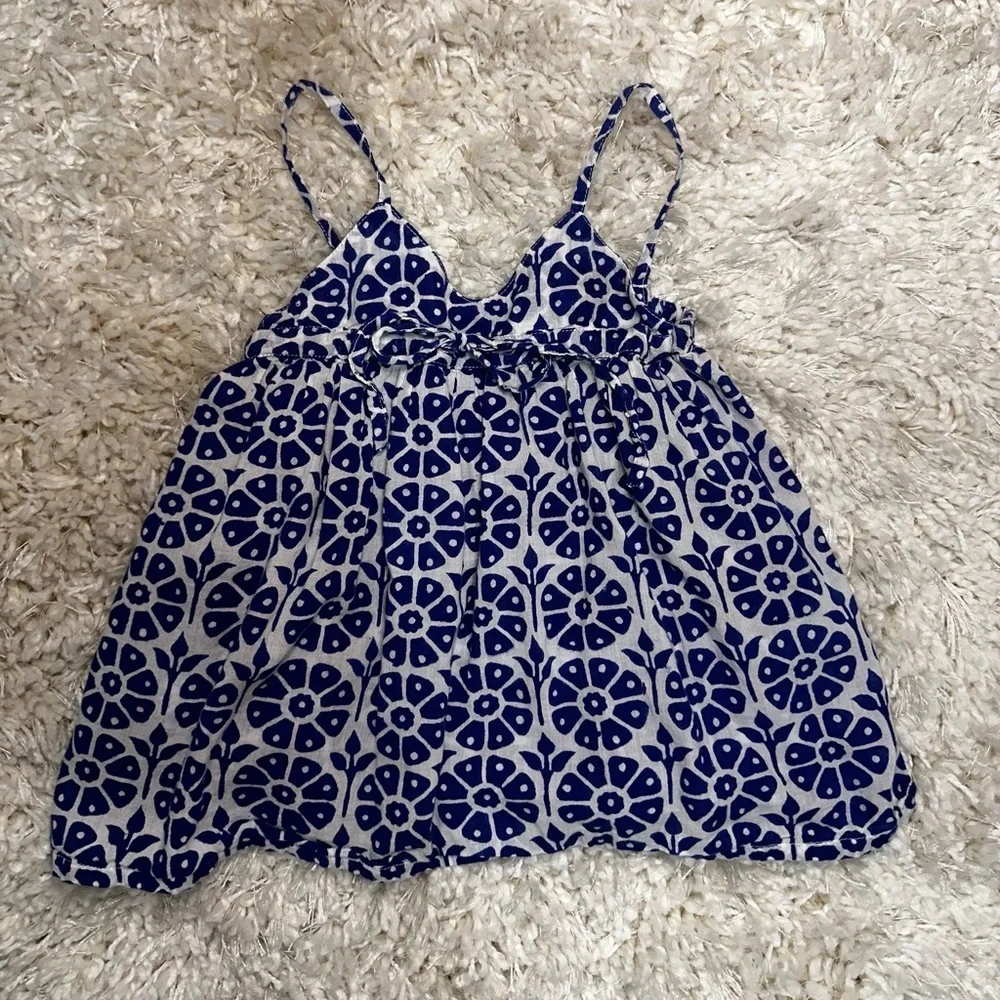 Roberta Roller Rabbit Dress in Navy Blue & White EUC Size 2
